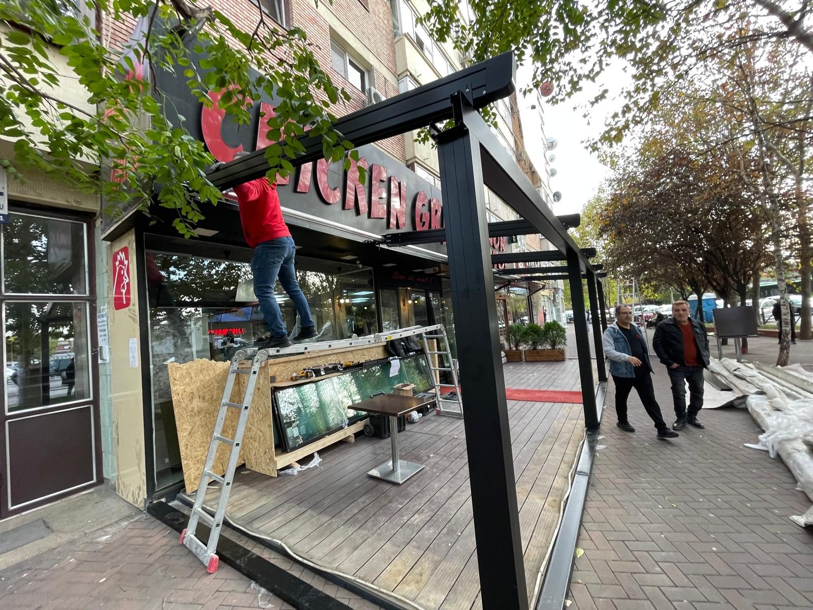 Pergola si Geam Ghilotină